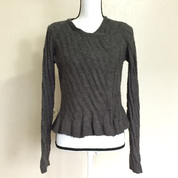 Romeo & Juliet Couture Sweaters - Romeo & Juliet Grey Button Down Sweater
